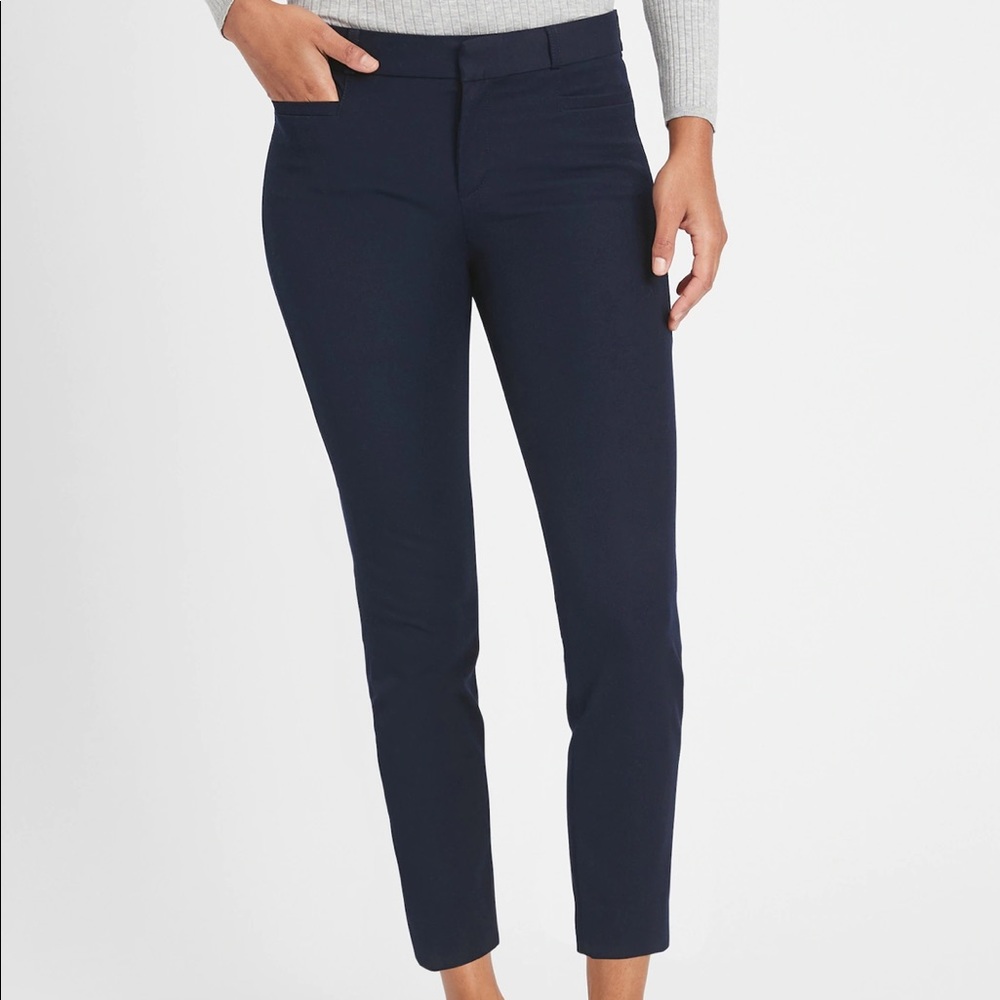 Banana Republic Navy Sloan Pants